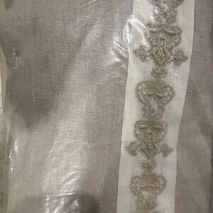 Ethan Allen linen drapes